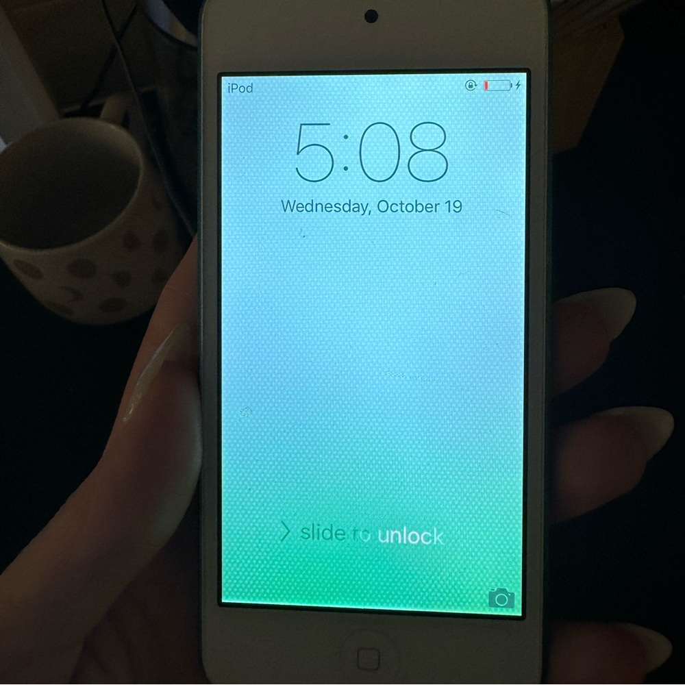 blue ipod touch